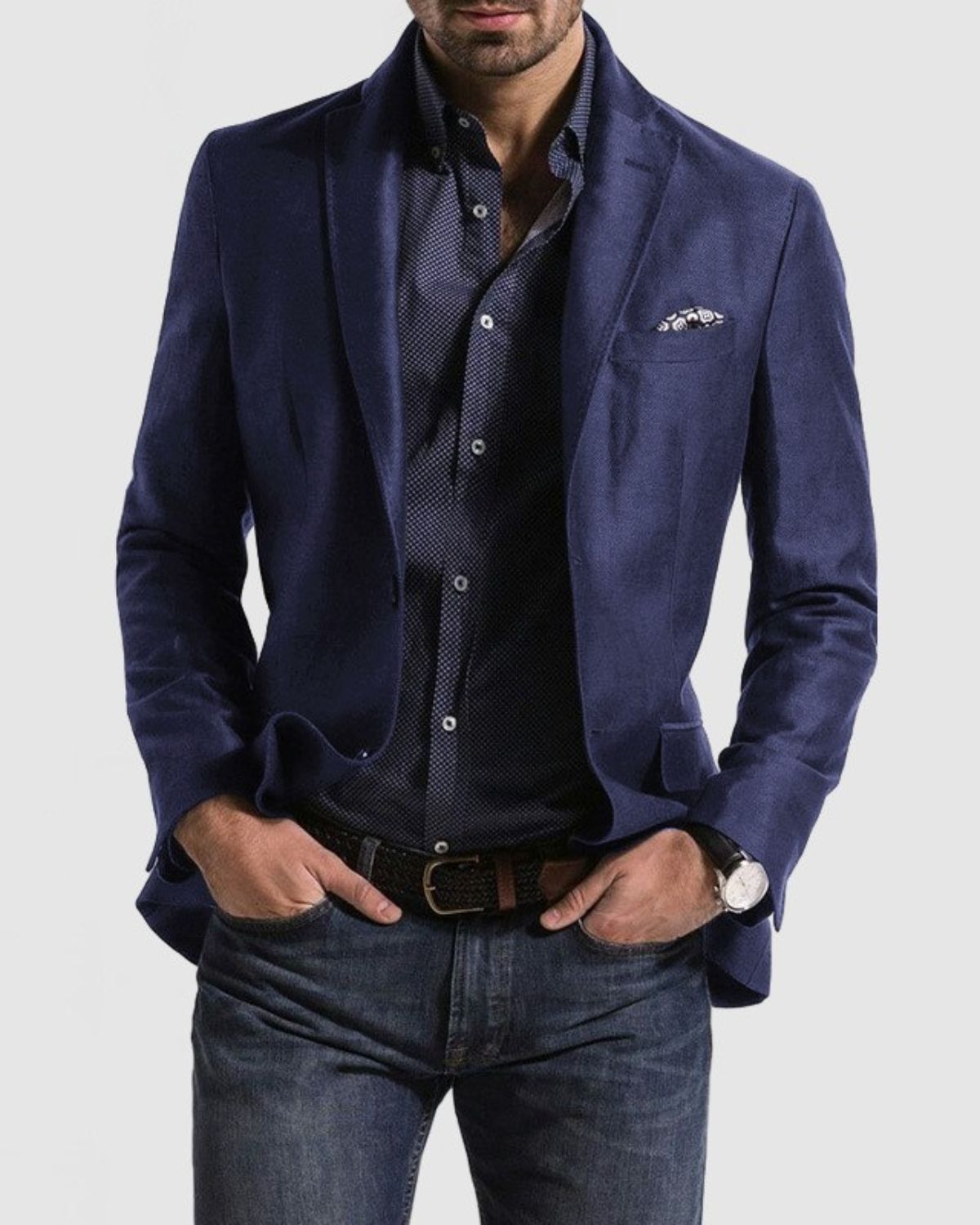 Drake - Modern Double-Button Coat for Men