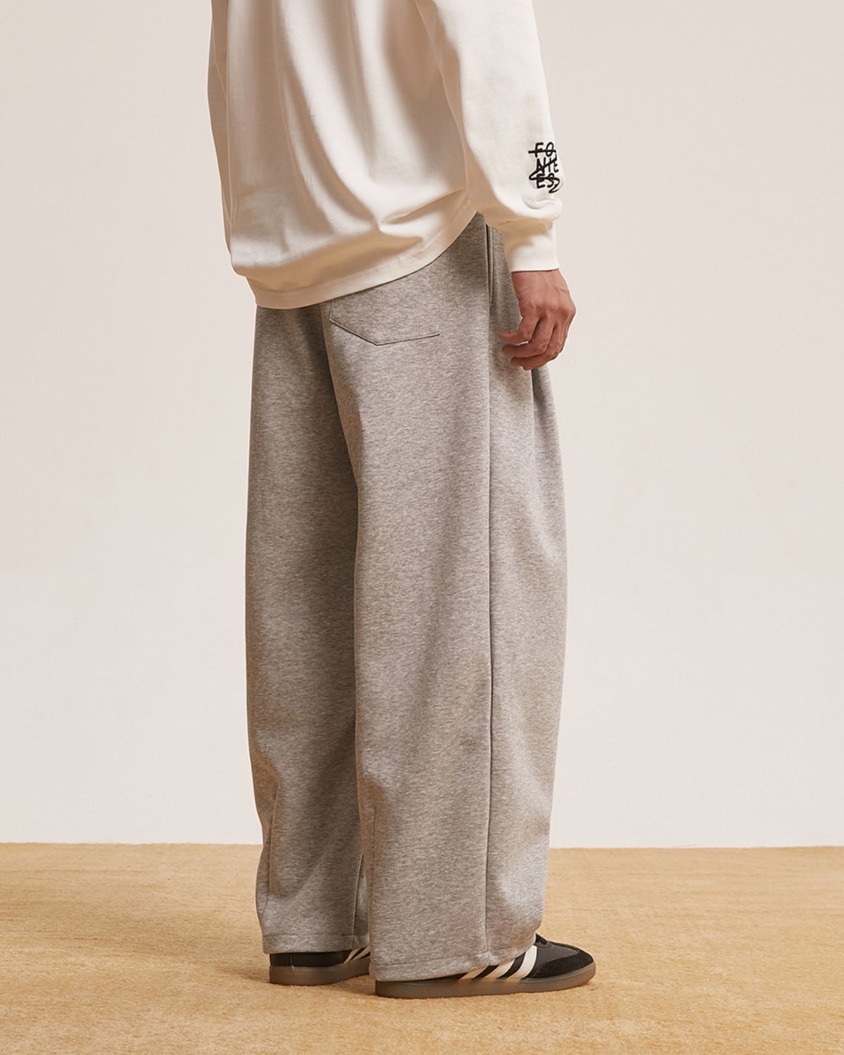 Luca - Wide Leg Casual Trousers for Men