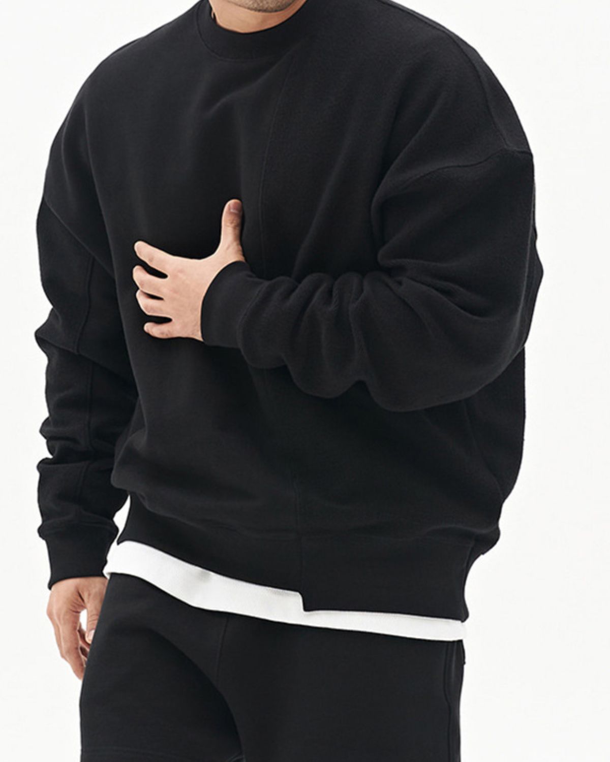 Elias - Casual Round Neck Jumper for Men