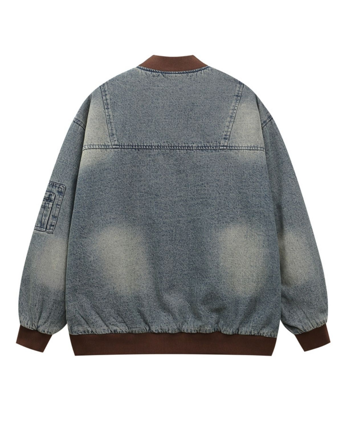 Arsenio - Classic Old-School Varsity Denim Jacket for Men