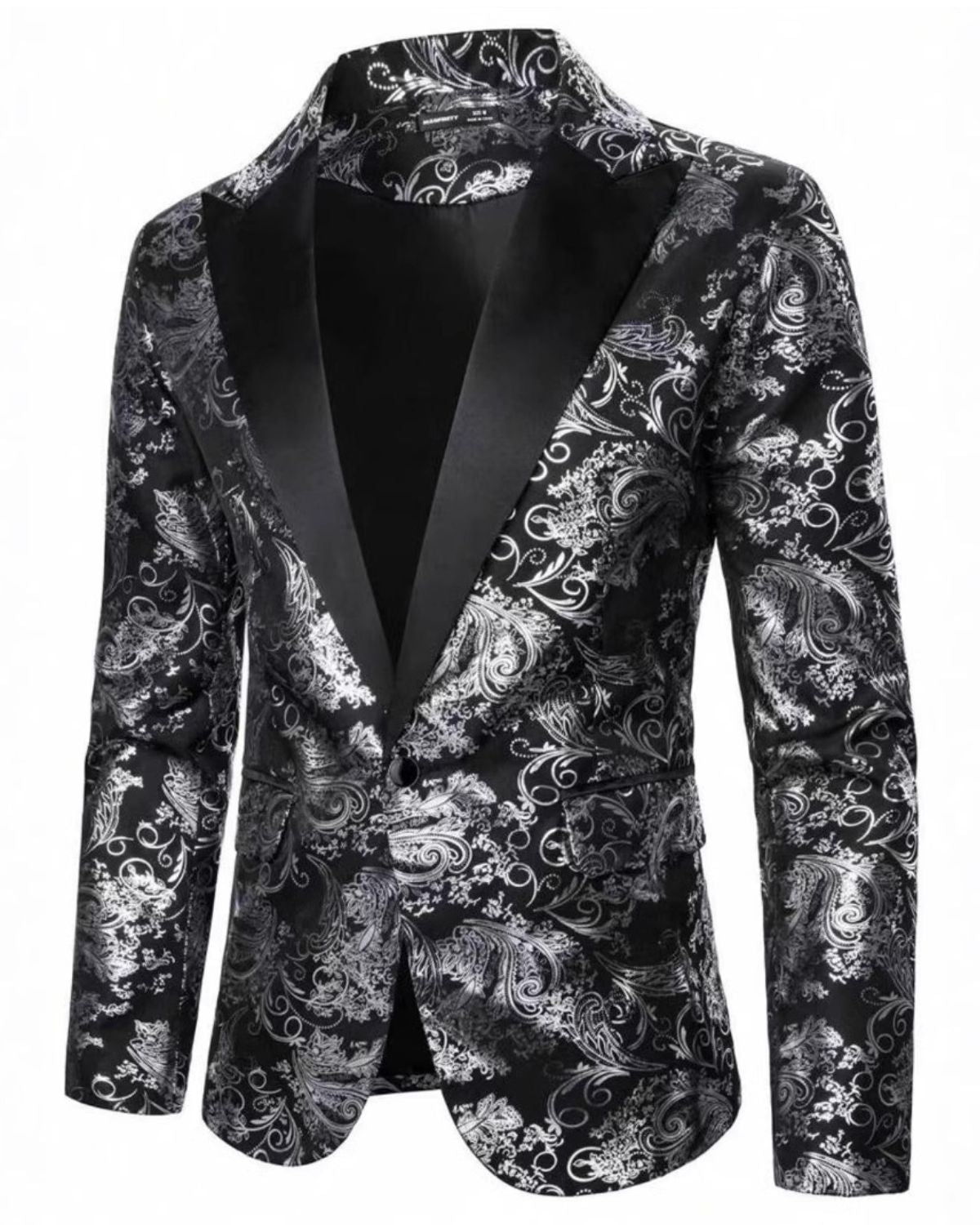 Dillon - Stylish Metallic Print Suit Jacket for Men