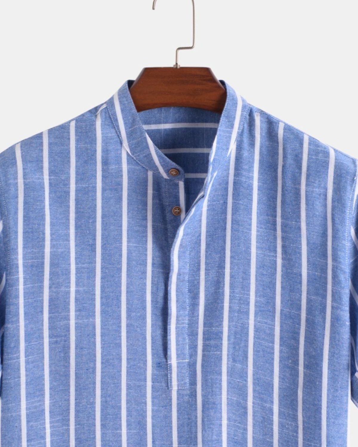 Benedict - Classic Short Sleeve Linen Button-Up for Men