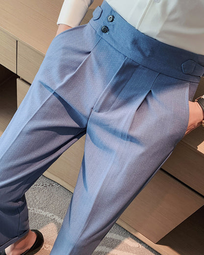 Victor - High Waist Casual Trousers for Men