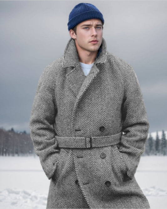 Elijah - Stylish Winter Wool Coat for Men