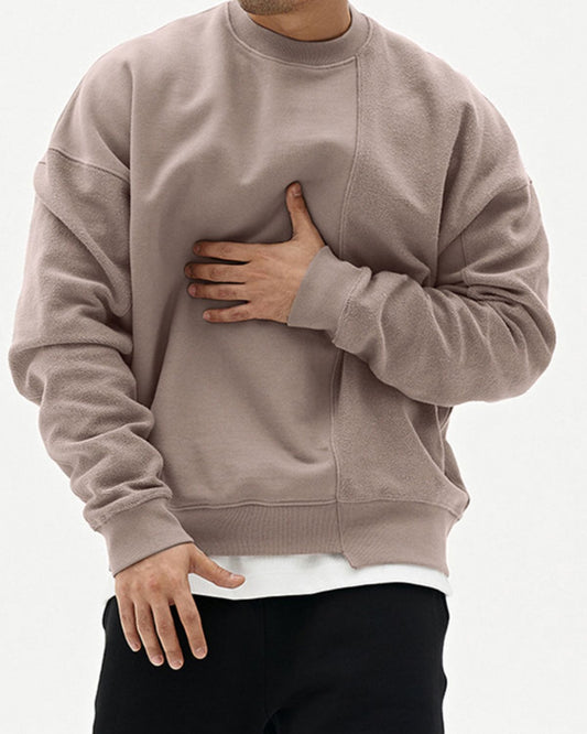 Elias - Casual Round Neck Jumper for Men