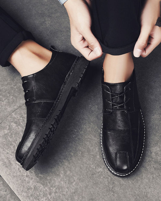 Leo - Classic Black Shoes for Men