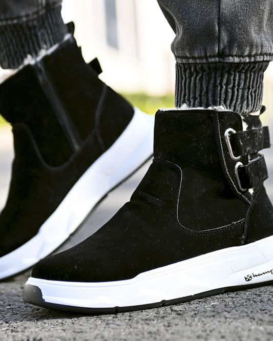 Frederick - Cosy Velvet-Lined Snow Boots for Men