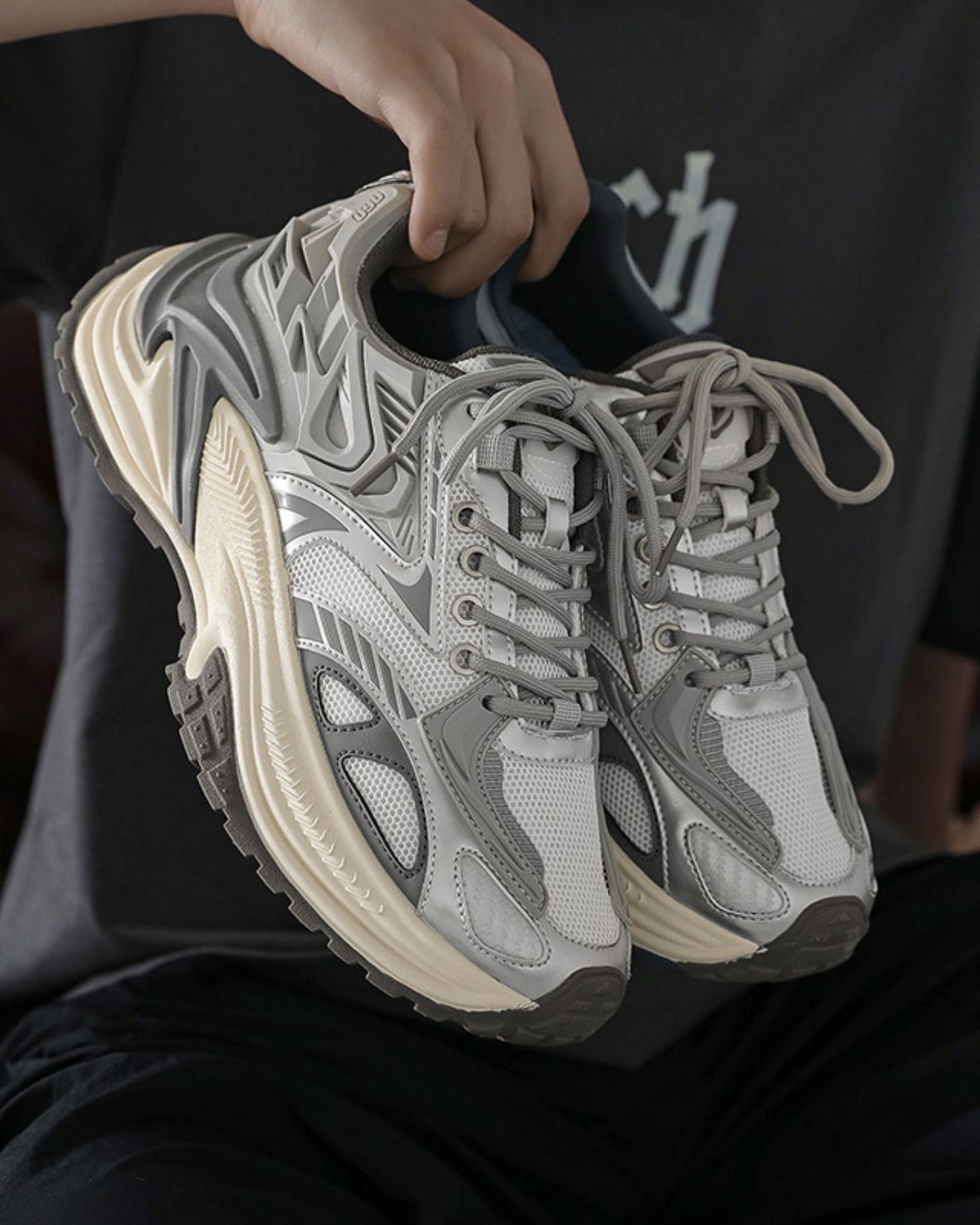 Zanjoe - Classic Chunky Retro Trainers for Men
