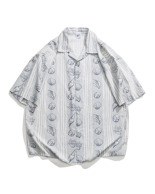 Lemuel - Casual Printed Short Sleeve Shirt for Men
