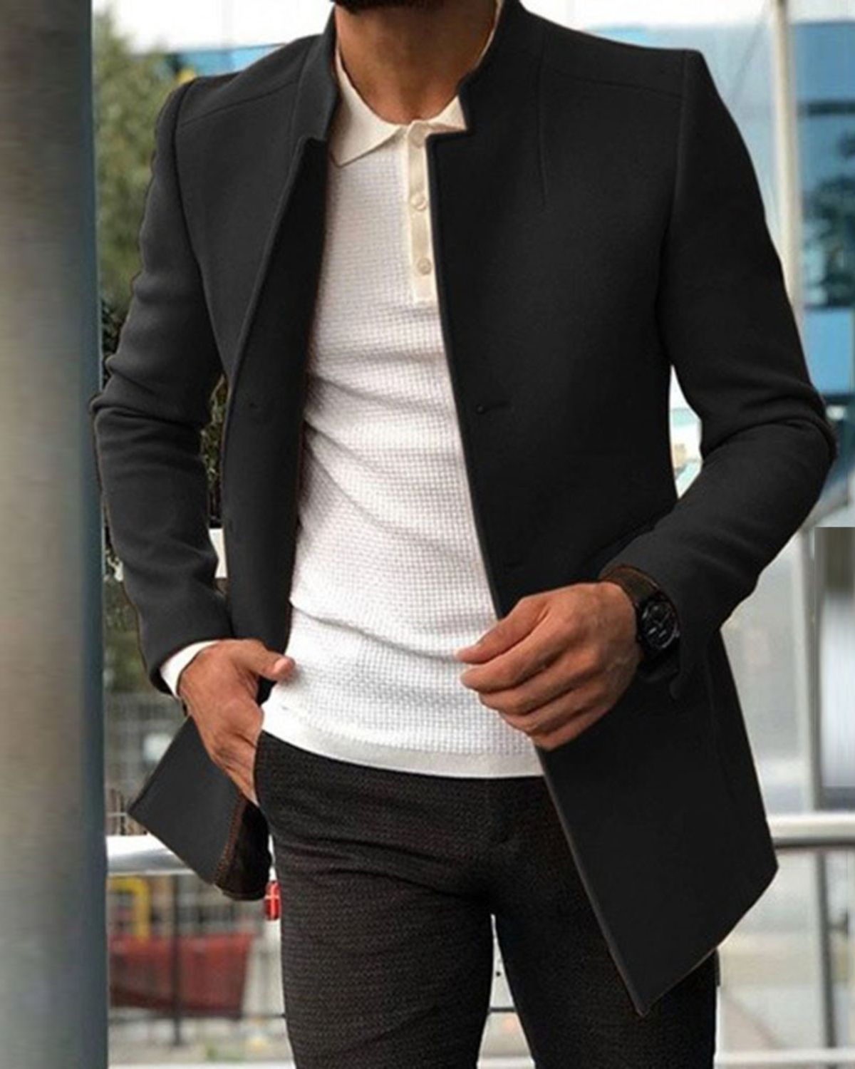 Grayson - Elegant Business Coat for Men