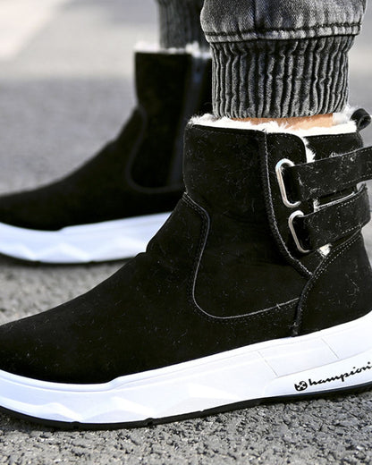Frederick - Cosy Velvet-Lined Snow Boots for Men