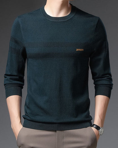 Brian - Elegant Round Neck Jumper for Men