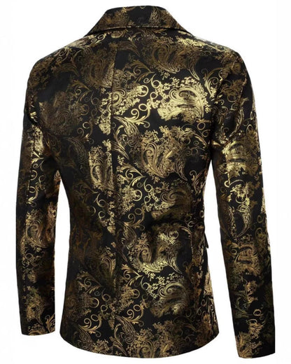Dillon - Stylish Metallic Print Suit Jacket for Men
