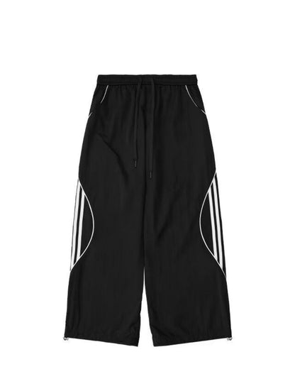 Ariel - Stylish Wide-Leg Striped Track Trousers for Men