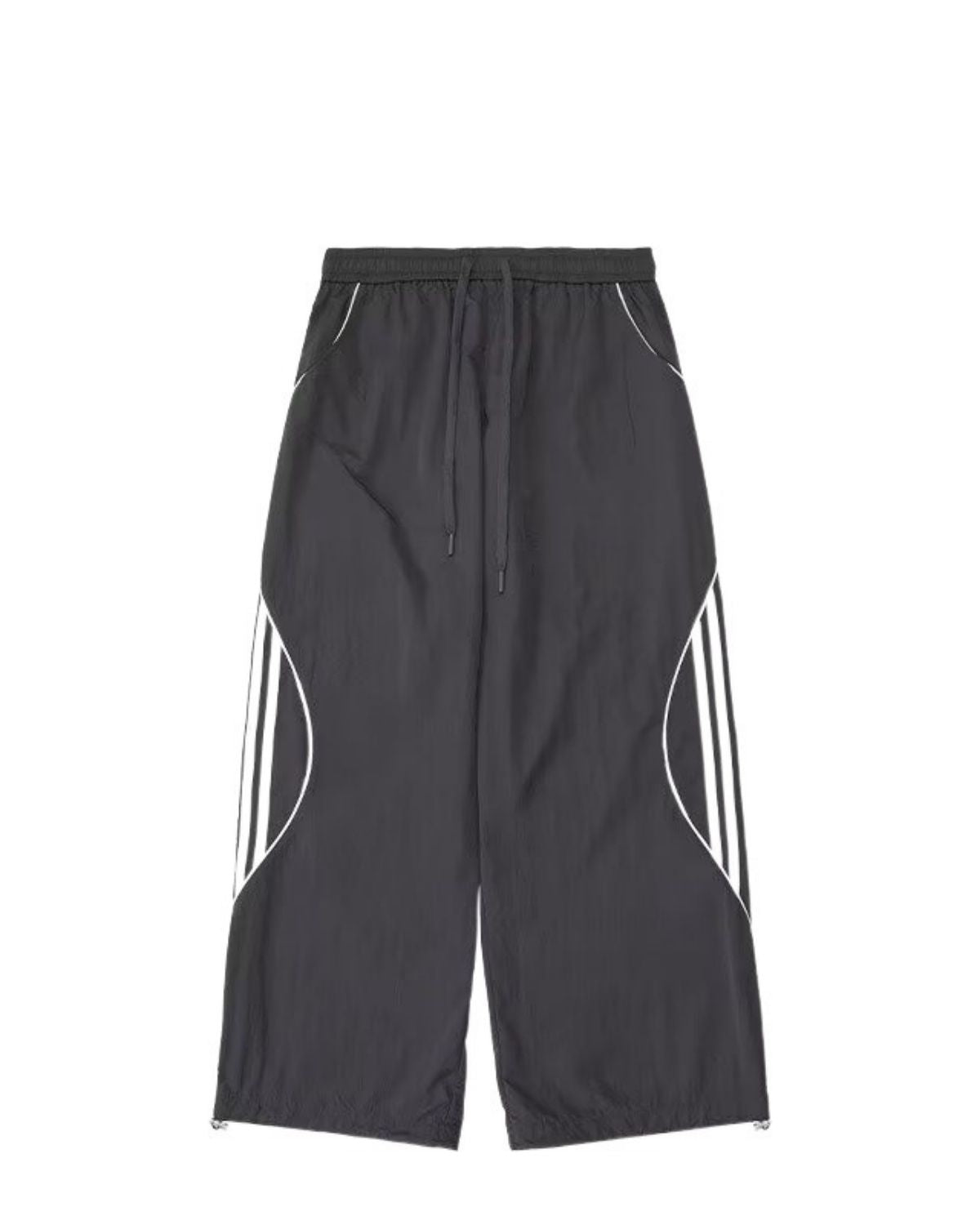 Ariel - Stylish Wide-Leg Striped Track Trousers for Men