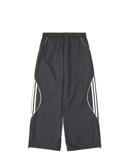 Ariel - Stylish Wide-Leg Striped Track Trousers for Men