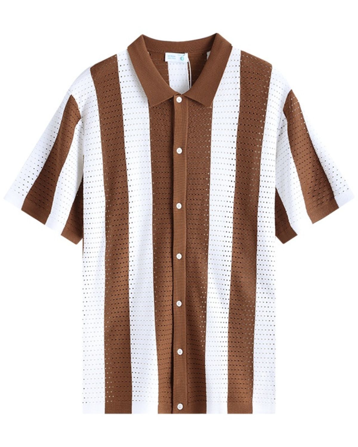 Josh - Stylish Standout Striped Short Sleeve Shirt for Men