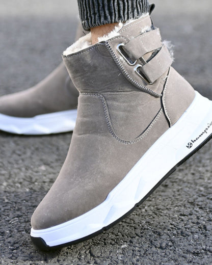 Frederick - Cosy Velvet-Lined Snow Boots for Men