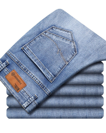 Fernan - Modern Fit Light Wash Jeans for Men