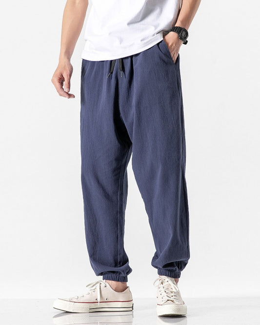 Eren - Casual Relaxed Fit Cotton Joggers for Men