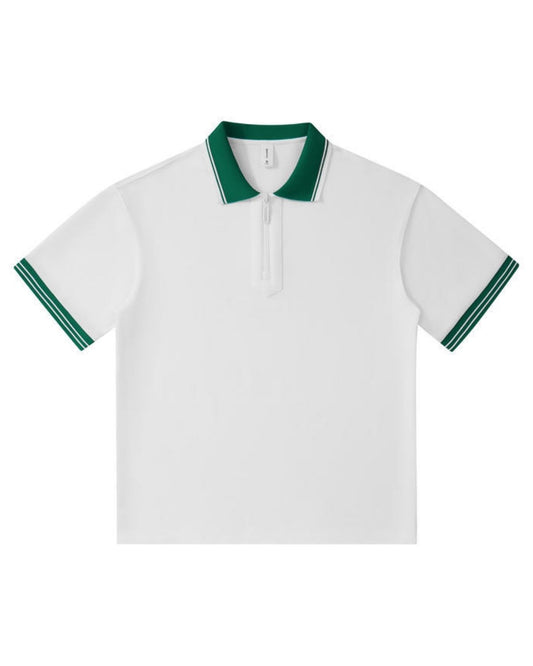 Benjie - Breathable Contrast Trim Polo Shirt for Men