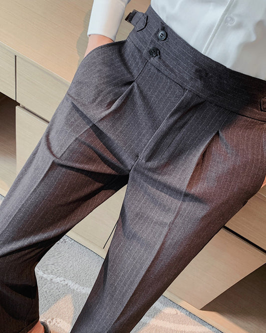 Victor - High Waist Casual Trousers for Men